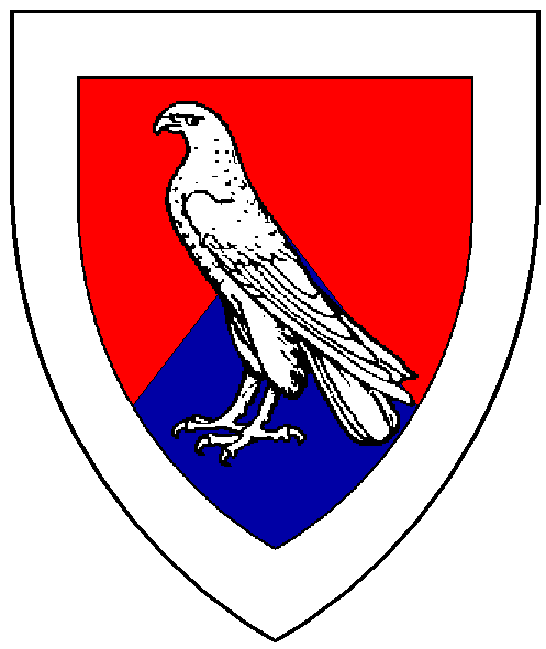 The arms of Linet atte Falcons Nest
