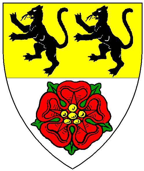 The arms of Melangell de Bretagne
