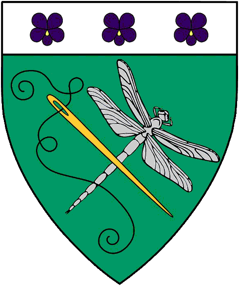 The arms of Violette Livingston