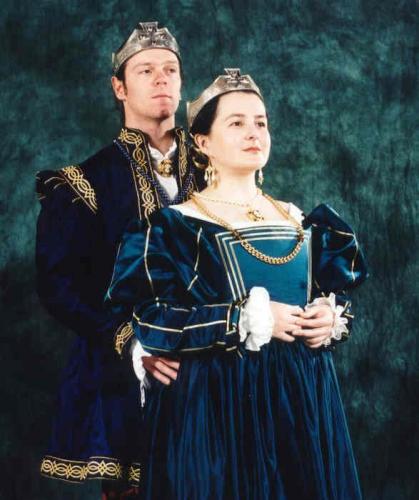 King Ædward and Queen Yolande